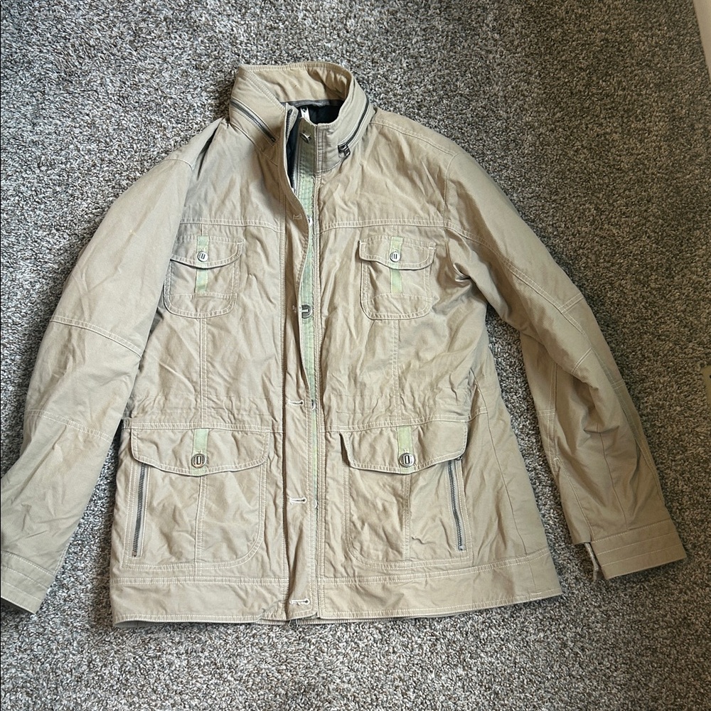 Kuhl Beige Utility Jacket